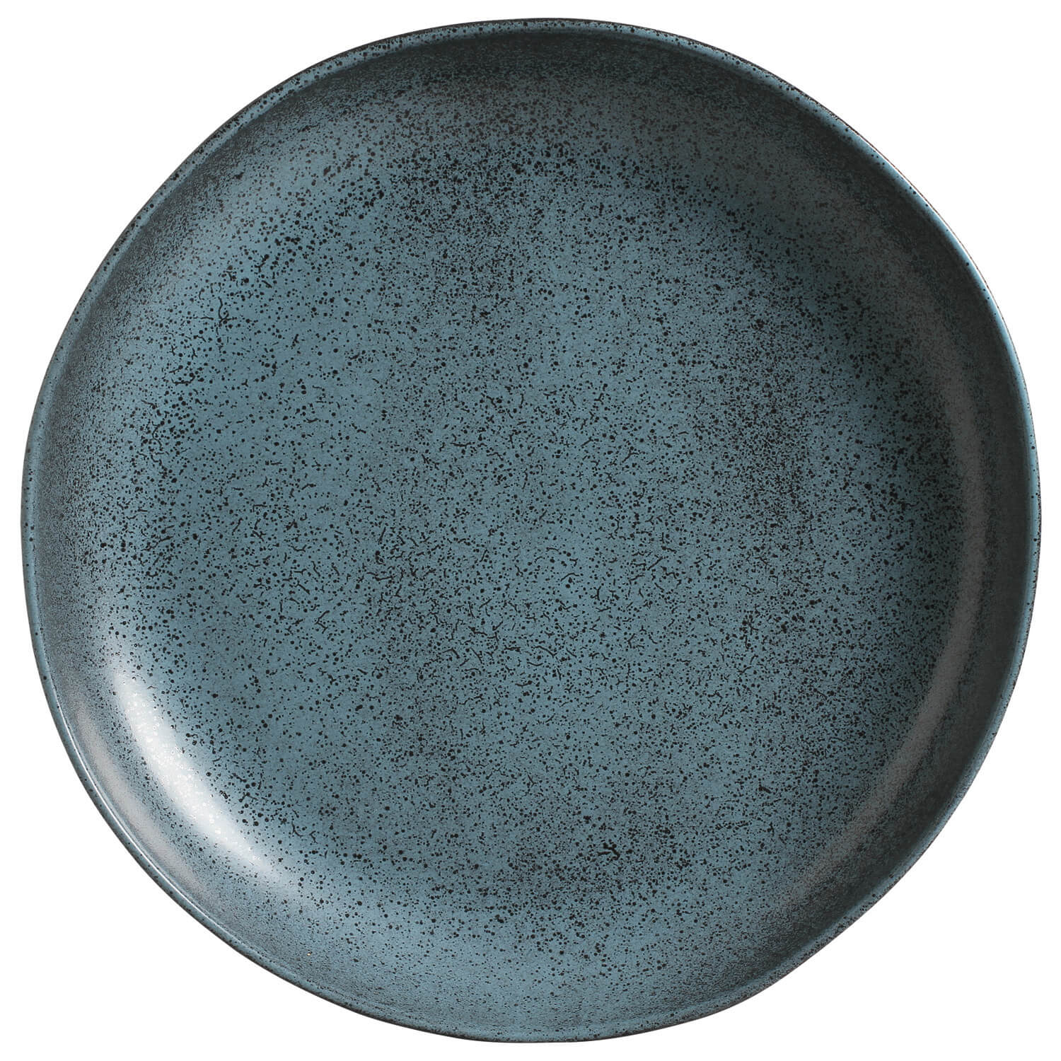 Round Serving Plate Stoneware 36 cm Night Sky Colour Made in Brazil Organic Shape Porto Brasil Ceramic Make a Set