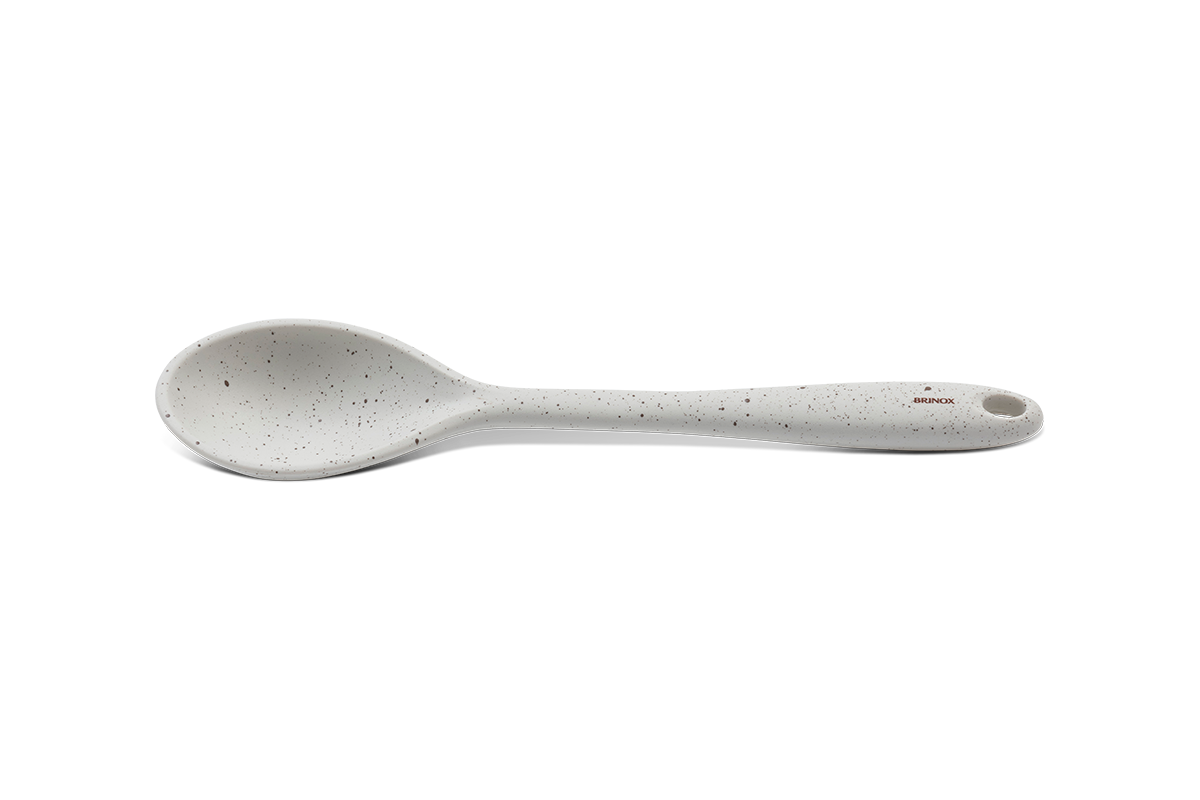 Brinox 28 cm All-purpose Silicon Rice Spoon - anti-scratch - Made in Brazil.