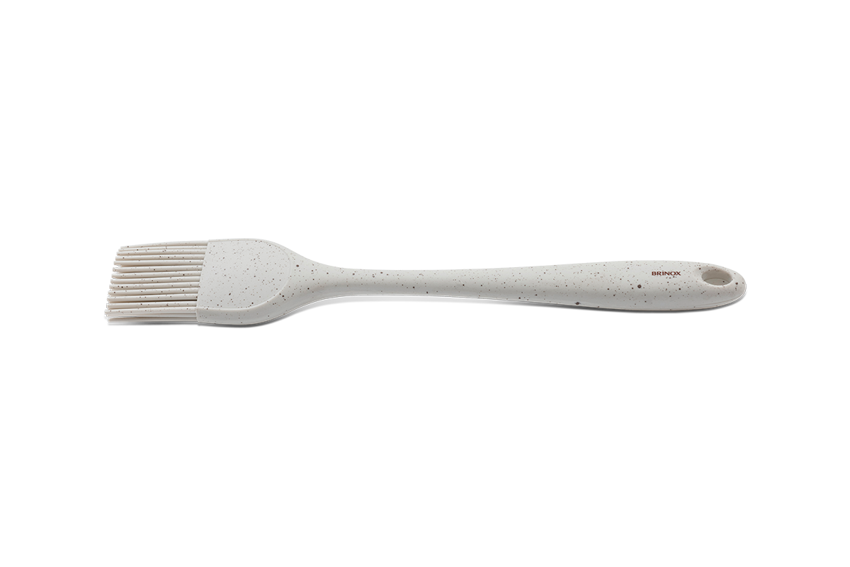 Brinox 28 cm All-purpose Silicon Brush - Anti-scratch - Made in Brazil.