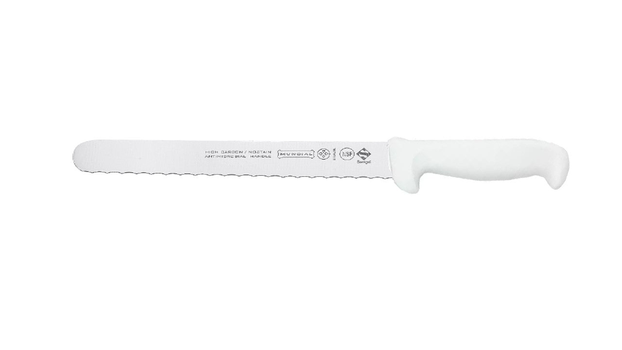 Professional Slicer 8' Serrated Mundial High Carbon Stainless Steel Din 1.14116 54 - 57 HRC NSF Antibacterial - The Original Brazilian Knife