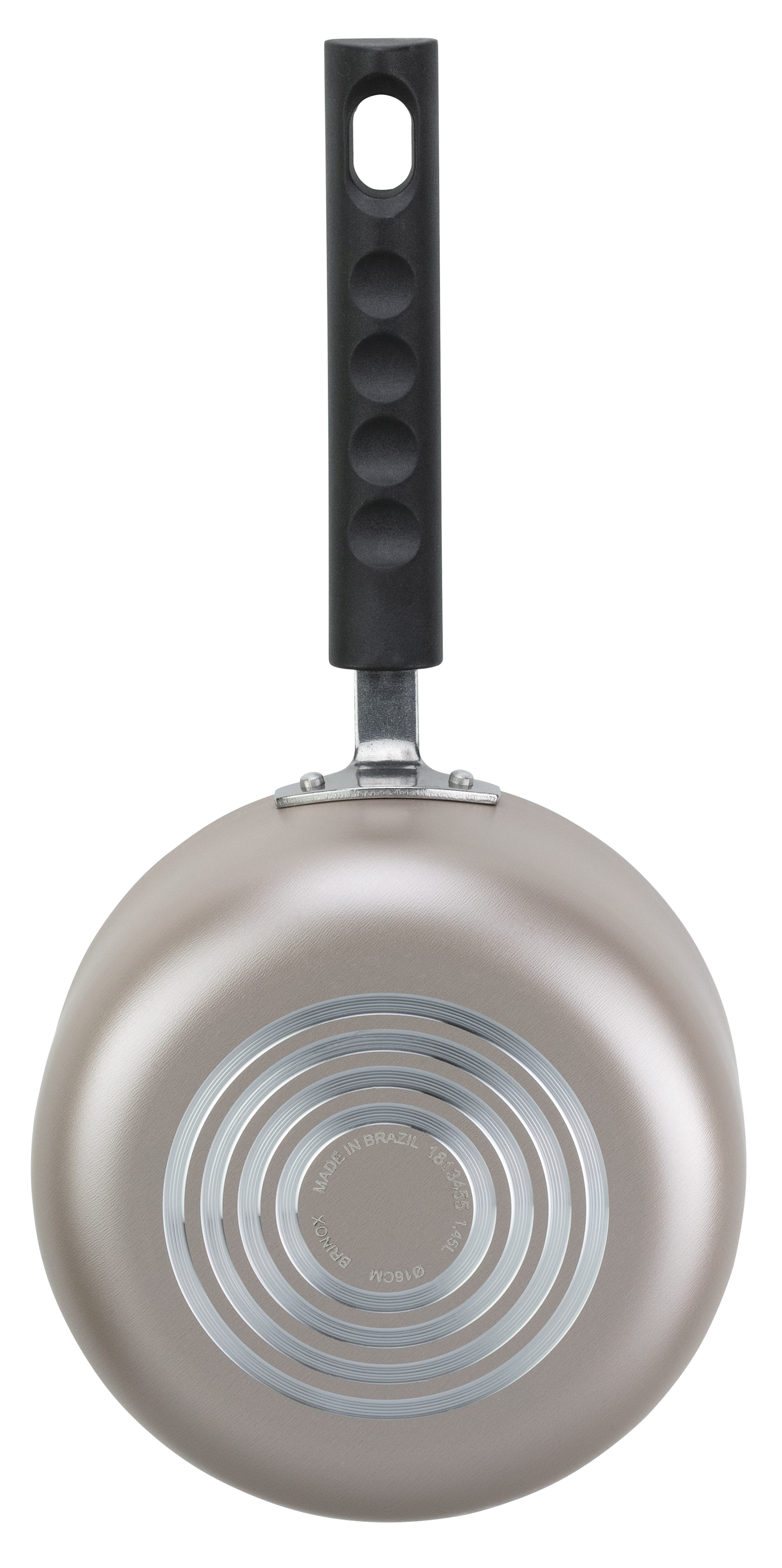Brinox 8 pcs Cookware Set  - Saffron Range - 3mm thickness - handles fixed with rivets champagne colour - easy to cook and clean - Made in Brazil.