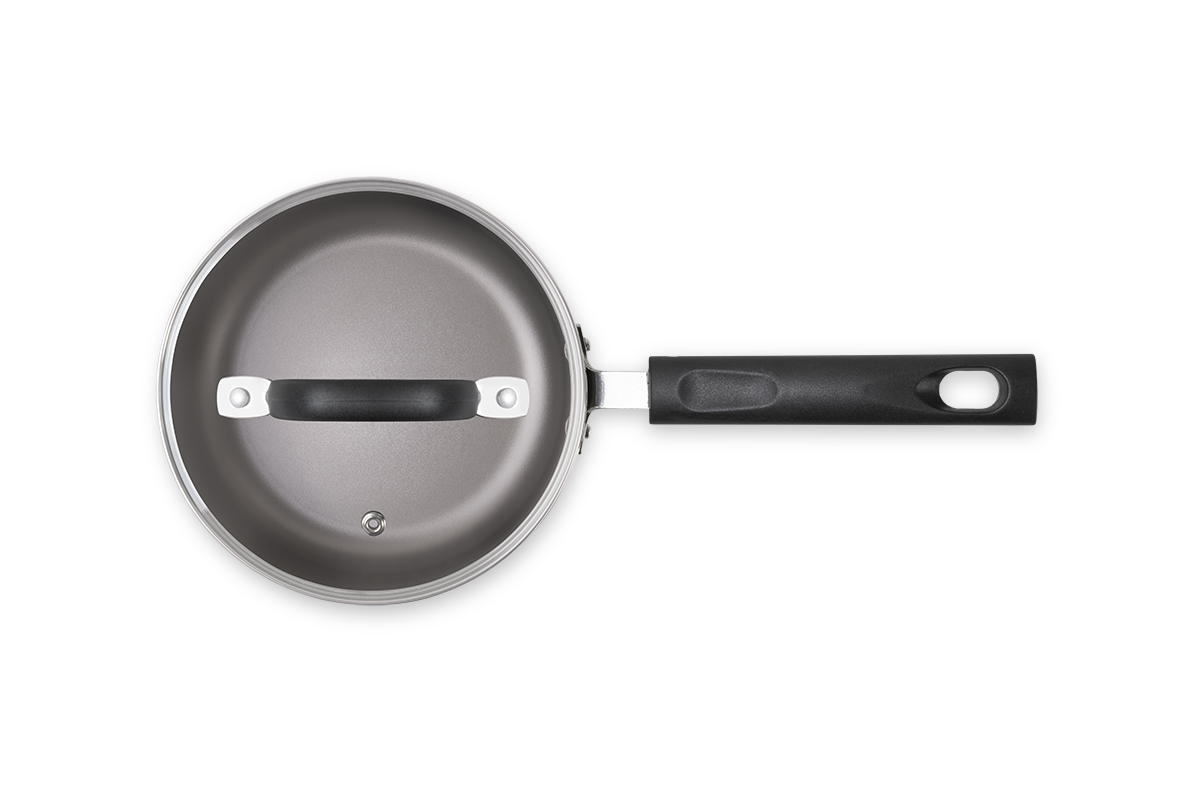 Brinox 18 cm Non-stick Casserole - Saffron Range - 3mm thickness - champagne colour - easy to cook and clean - Made in Brazil.