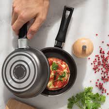Brinox 20cm Non-stick Omelette Pan - Mess-Free and easy to cook and clean - Made in Brazil.