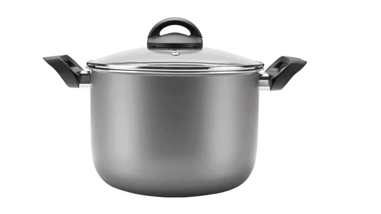 Brinox 24 cm 7 L Non-stick Deep Casserole - easy to cook and clean - Made in Brazil.