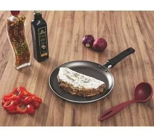 Brinox 22 cm Non-stick Pancake Pan - easy to cook and clean - Made in Brazil.