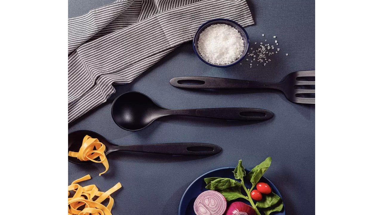 Brinox 30 cm Soup & All-purpose Ladle - anti-scratch nylon - Made in Brazil
