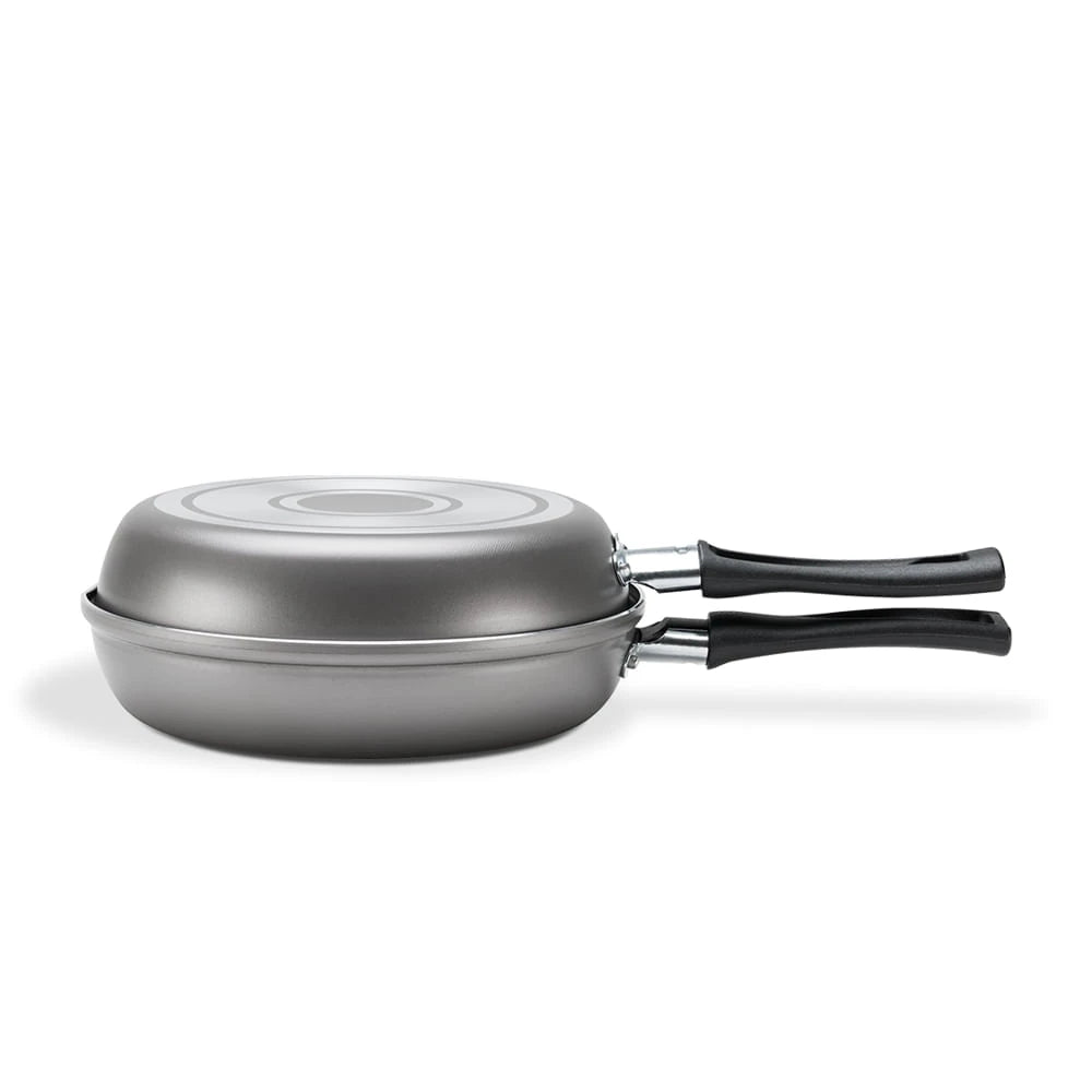 Brinox 20cm Non-stick Omelette Pan - Mess-Free and easy to cook and clean - Made in Brazil.