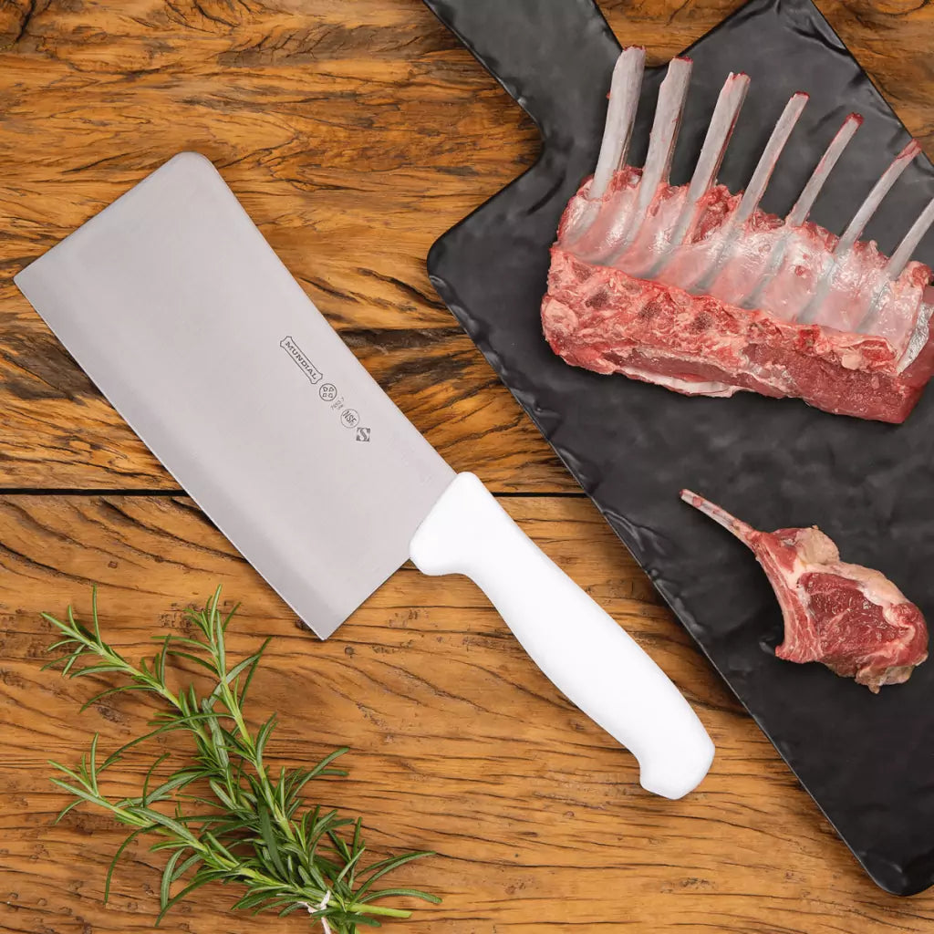 Professional Cleaver 6’ Mundial High Carbon Stainless Steel Din 1.14116 54 - 57 HRC NSF Antibacterial - The Original Brazilian Knife