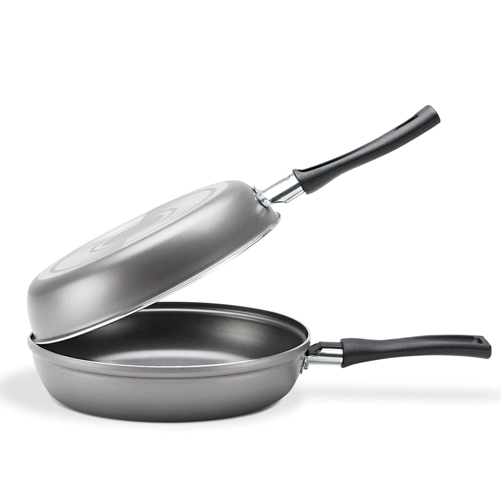 Brinox 20cm Non-stick Omelette Pan - Mess-Free and easy to cook and clean - Made in Brazil.