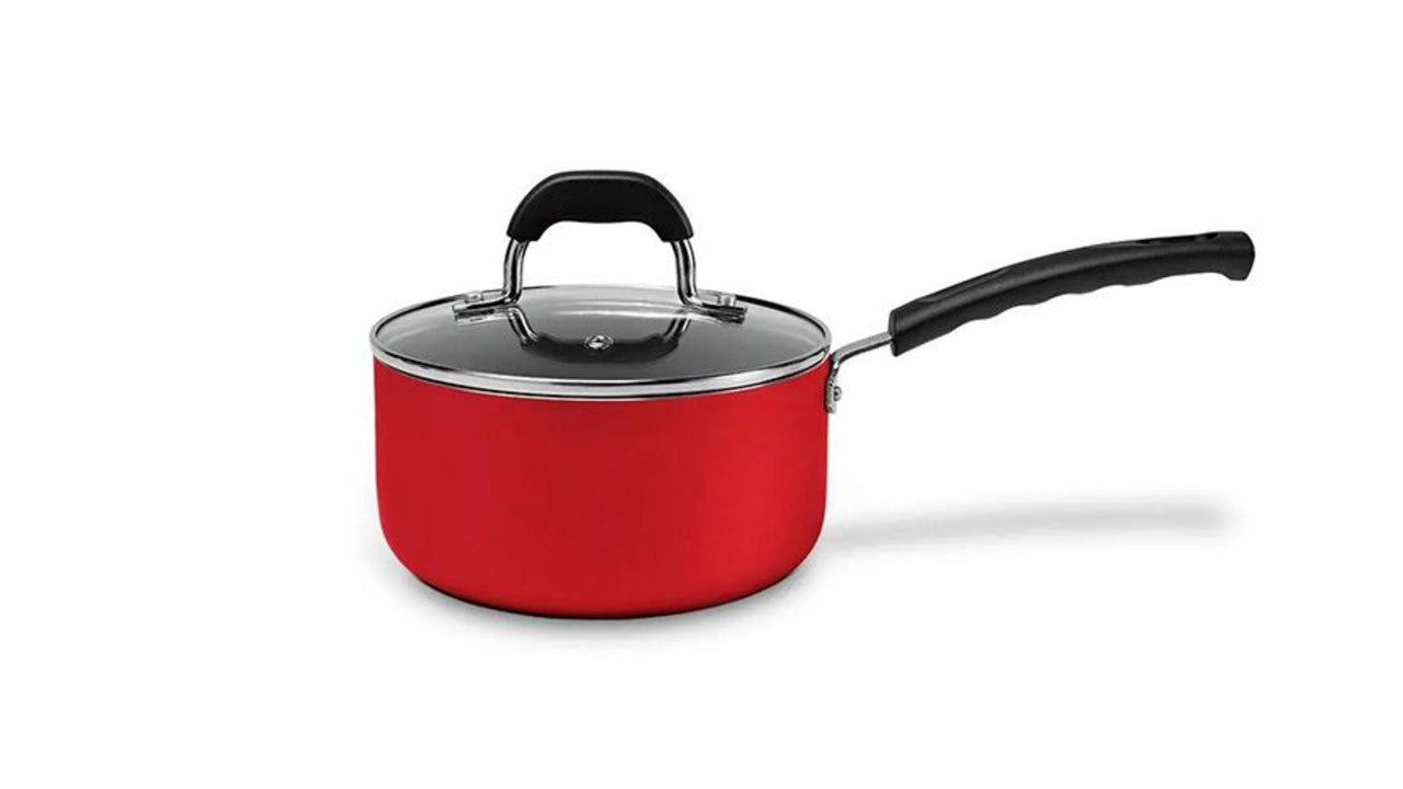 Brinox 8 pcs Cookware Set  - Saffron Range - 3mm thickness - handles fixed with rivets champagne colour - easy to cook and clean - Made in Brazil.
